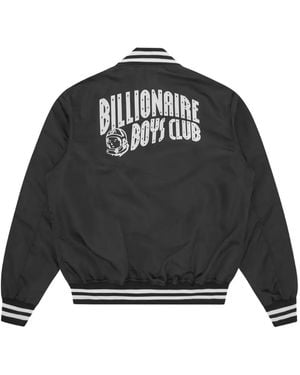 BBCICECREAM Logo-Print Varsity Jacket - Black