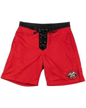 Chrome Hearts Matty Boy Chomper Shorts - Red