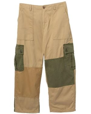 Comme des Garçons Patchwork Cargo Trousers - Natural