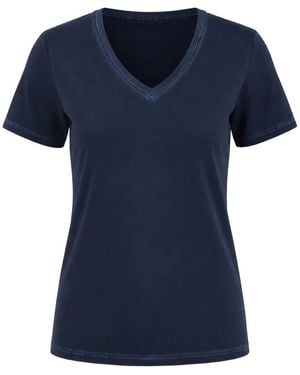 ANONYM APPAREL Romy Garment-Dyed T-Shirt - Blue
