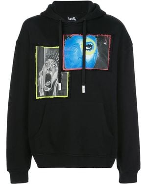 Haculla Overlap Drop-Shoulder Hoody - Black