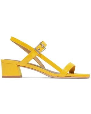 Bernardo Jinji Buckle Strap Sandals - Yellow