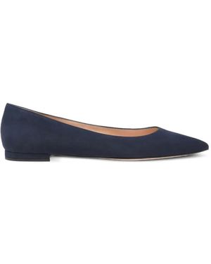 Gianvito Rossi Gianvito Pointed-Toe Ballet Flats - Blue