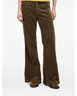 Hannes Roether Corduroy flared trousers - Braun