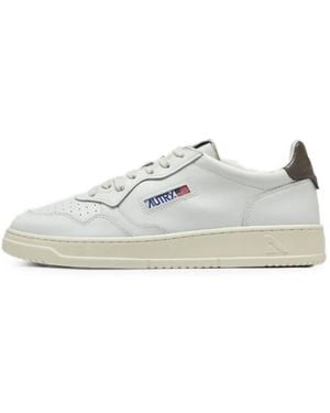 Autry Perforierte Medalist Sneakers - Weiß