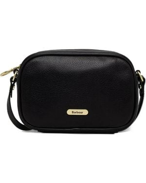 Barbour Daphne Leather Mini Cross Body Bag - Black