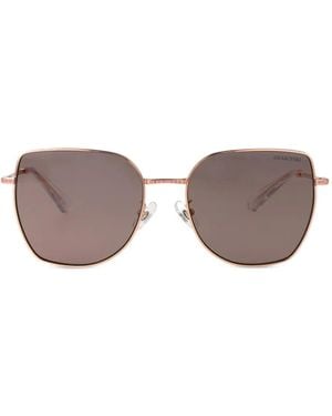 Swarovski Geometric Frame Sunglasses - Pink