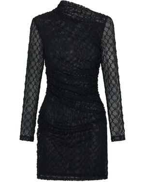 Nicholas Robe Courte Glenda À Manches Longues - Noir