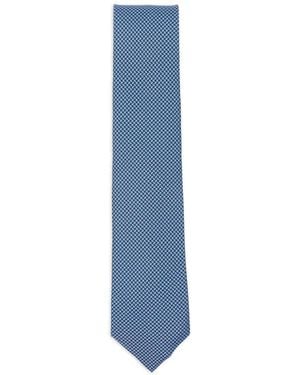 Errico Formicola Patterned Tie - Blau