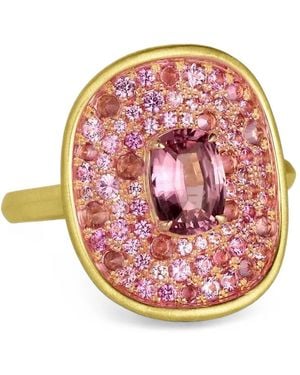 LEIGH MAXWELL Ring Mit Pinkem Saphir