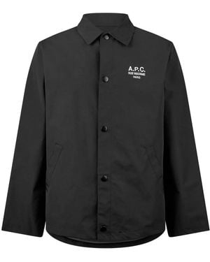 A.P.C. Chaqueta Con Botones - Negro