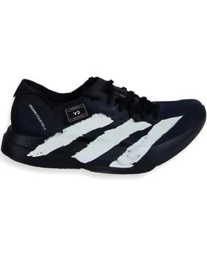 Y-3 Pro4 Stripe Detail Trainers - Black