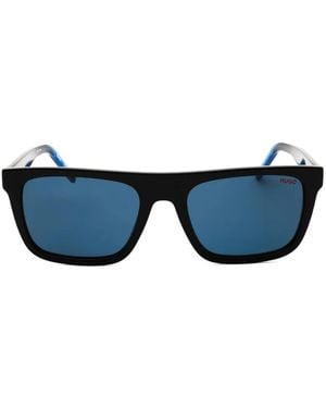 HUGO Rectangle-Frame Sunglasses - Blue