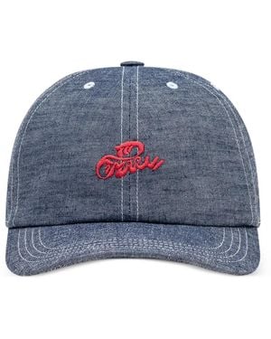 Marni Logo-Embroidered Baseball Cap - Blue