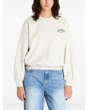 Wrangler Logo-Print Jumper - White