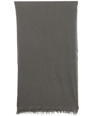 Private 0204 Bufanda Con Borde Con Flecos - Gris