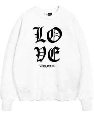 Vera Wang Sudadera Oversize Love - Blanco