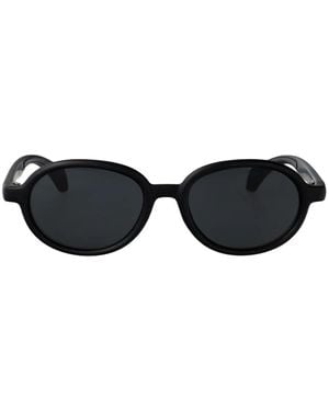 Moncler Round-Frame Sunglasses - Black