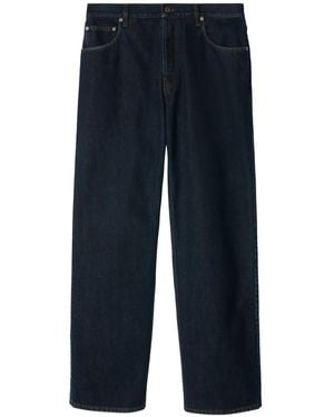 Burberry Straight Leg Jeans - Blue