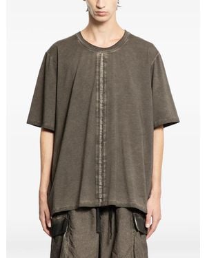 Uma Wang Seam-Detail T-Shirt - Grey