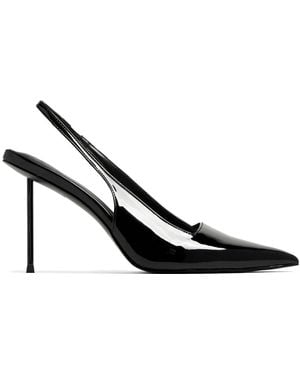 Femme LA 95Mm Slingback Court Shoes - Black