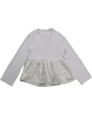 Cecilie Bahnsen Ruffled T-shirt - グレー