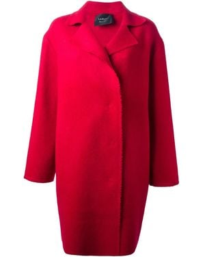 Lanvin Single Breasted Coat - Rot