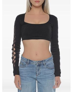 Ksubi Fantasy Lace-Up Top - Blue