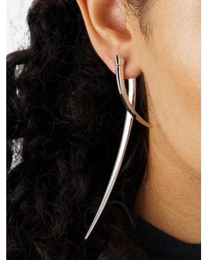 Shaun Leane Sabre Statement Crossover Earrings - Black