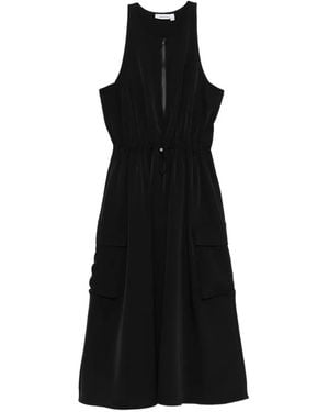 J.Lindeberg Abito Merina Con Zip - Nero