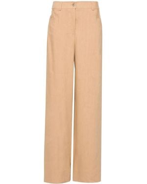 Alberta Ferretti Wide-Leg Pants - Natural