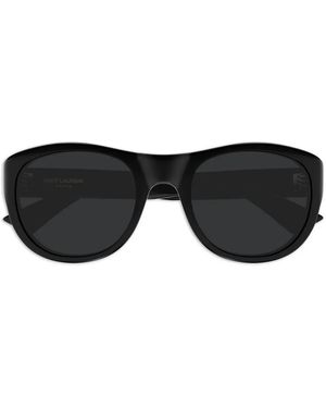 Saint Laurent Maxime Round-Frame Sunglasses - Black