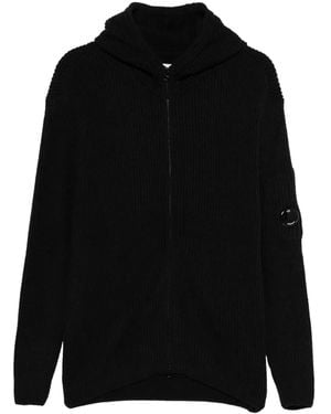 C.P. Company Hoodie À Fermeture Zippée - Noir