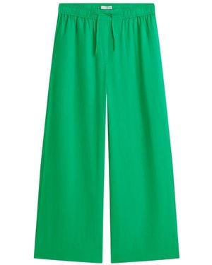 Tommy Hilfiger Drawstring Palazzo Paints - Green