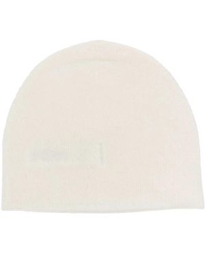 Jil Sander リブニット カシミアビーニー - ナチュラル