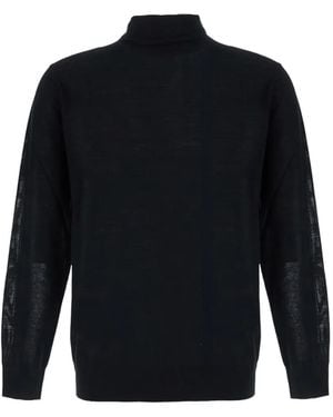 Kangra Klassischer Rollkragenpullover - Blau
