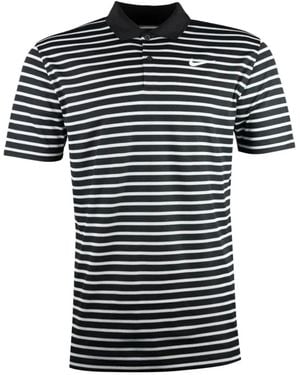 Nike Victory Striped Polo Shirt - Black