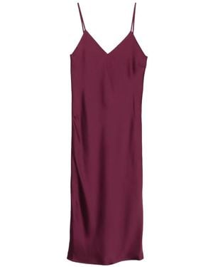 Norma Kamali Slip Dress - Purple