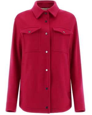 Herno Blouse Met Zak - Rood
