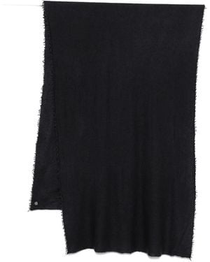 Faliero Sarti Frayed Scarf - Black