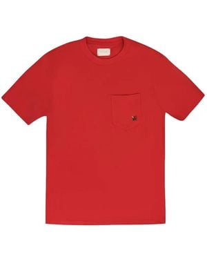 Aimé Leon Dore Crest-Embroidered Chest-Pocket T-Shirt