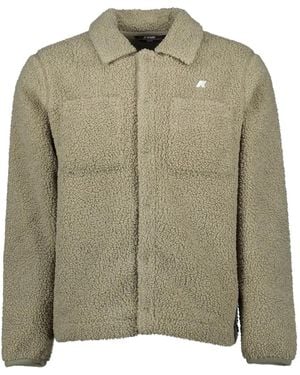 K-Way Cameron Sherpa Jacket - Green