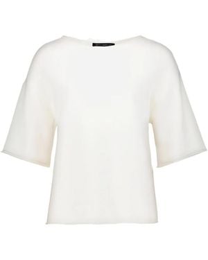 Betty Barclay Short-Sleeved Knit T-Shirt - White