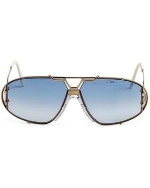Cazal 907 Pilot-Frame Sunglasses - Blue