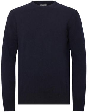 Franzese Collection Gerippter Pullover - Blau