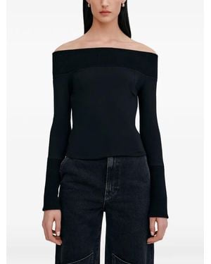 MARCELLA Tilly Long-Sleeve Top - Blue