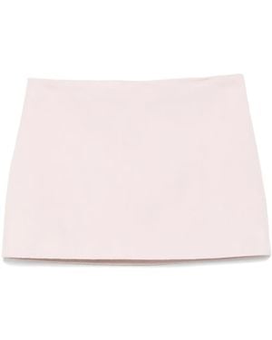 KHAITE Jett Mini Skirt - Pink