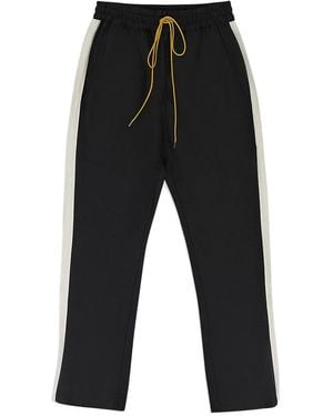 Rhude サイドストライプ トラックパンツ - ブラック