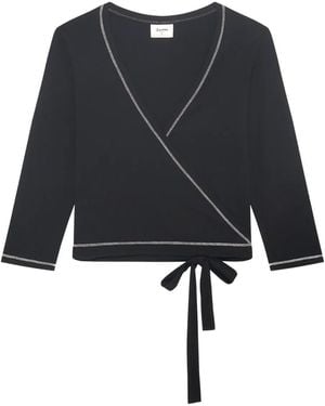 Repetto Tie-Wrap Performance Top - Black