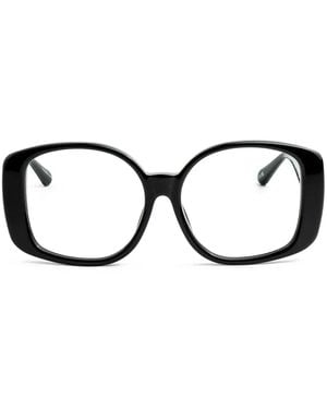 Linda Farrow Square-Frame Glasses - Black